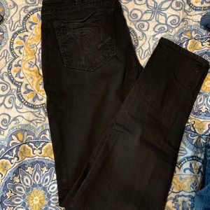 Black Silver Suki slim jeans